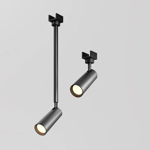 Уличный трековый светильник Focus Led Elasity IP 3000К 8Вт 55° черный O-TR01-2-P-8WB3K — фото 3, Светильники для уличной трековой системы освещения Elasity IP, Maytoni