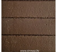 Плитка фасадная клинкерная керамическая ЛИРА коричневый