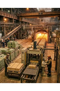 Огнеупорный кирпич Магнитогорска: производство, марки ША и ШБ и температурные характеристики