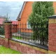 Парапет полимеркомпозитный с посадкой 130мм на полкирпича,, MONBLAN 