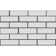 Клинкерный кирпич белый 250x85x65 Вернамо, гладкий, серия Обсидиан,  ЛСР