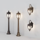 Ландшафтный светильник Fleur O414FL-01GB1 — фото 2, Ландшафтные светильники, Maytoni
