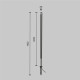 Ландшафтный светильник Pole O440FL-L18GF3K — фото 6, Ландшафтные светильники, Maytoni